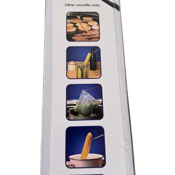 1x Jaccard PigTail Food Flipper 19" Flipper Stainless Steel Wood Grilling BBQ - Picture 6 of 8